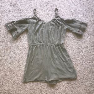 Off the shoulder romper